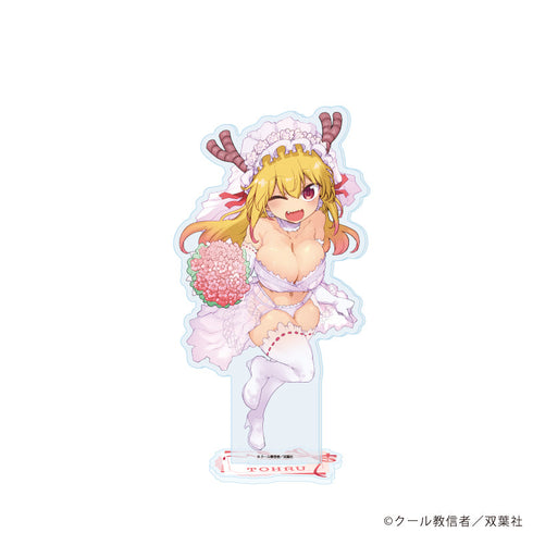 『小林さんちのメイドラゴン』アクリルスタンド16/トール 水着ウェディングver.(描き下ろしイラスト)